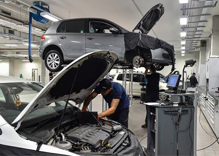 Automobile Service Center Water Treatment