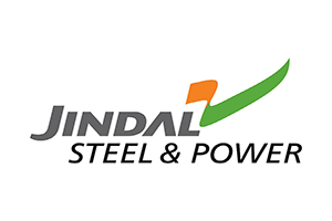 Jindal logo and steel power